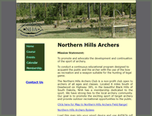 Tablet Screenshot of northernhillsarchers.com